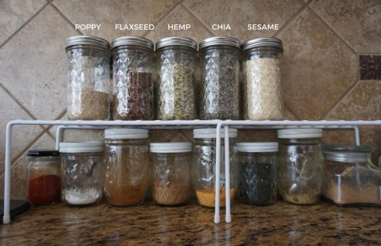 Do you have a planned space for this nutritional powerhouse in your kitchen? I call it “my seeds rack!”