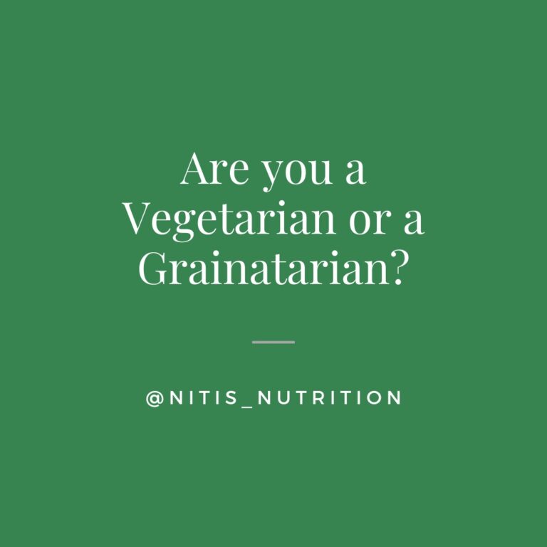 Think…Vegetarian or Grainatarian?