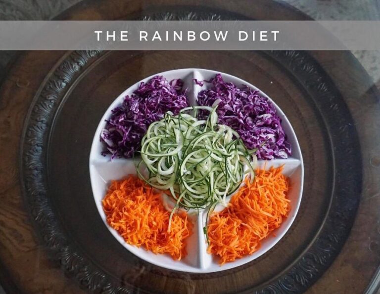“The rainbow diet” is what I follow…