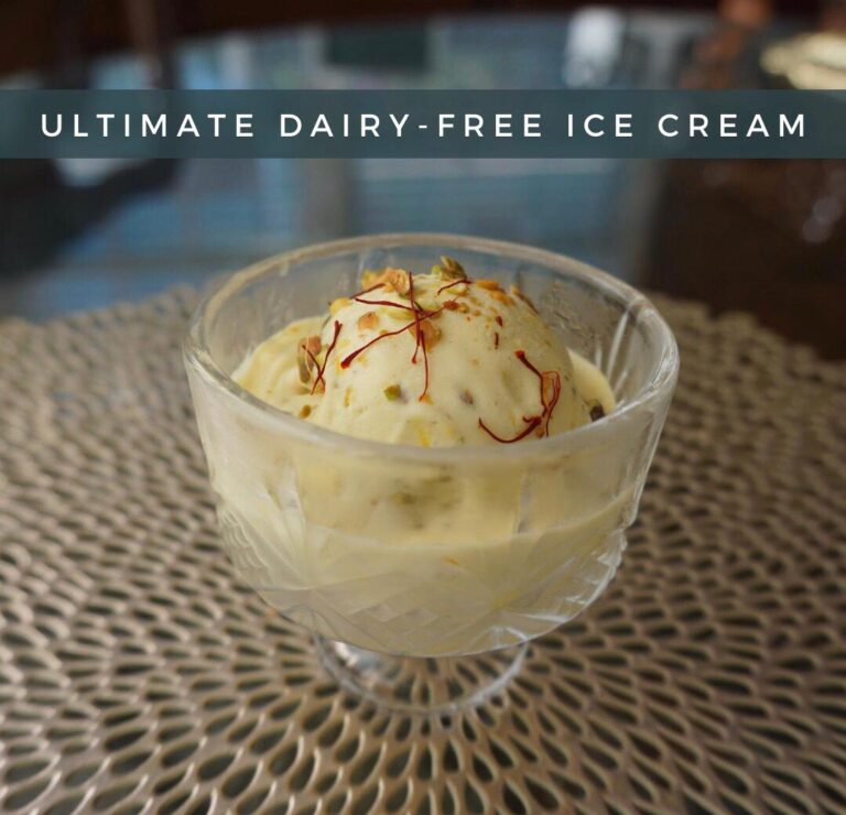 The Ultimate Dairy-Free Ice Cream:   A Clean summer treat!🍨